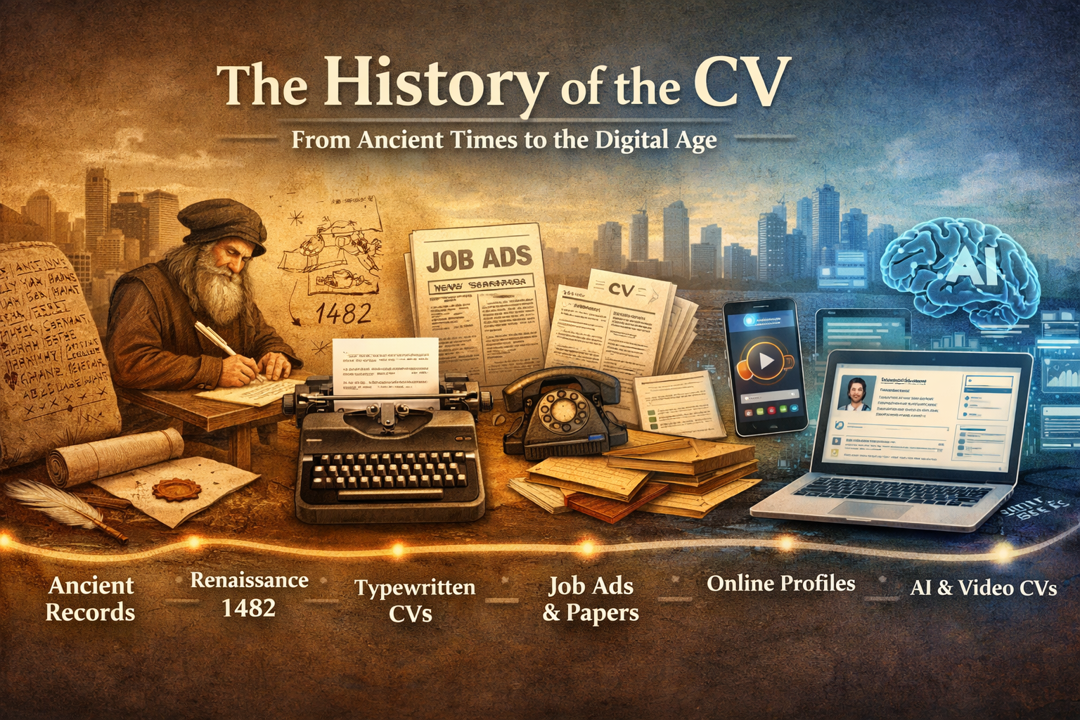 The History of the CV